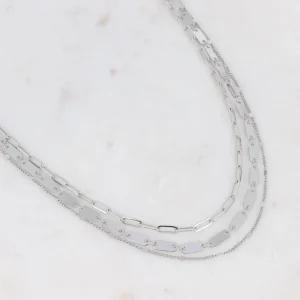 Kaulakoru, BOHM PARIS | Collier Wiktoria -kerroskaulakoru (hopea)