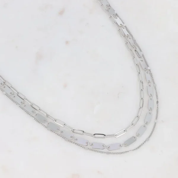Kaulakoru, BOHM PARIS | Collier Wiktoria -kerroskaulakoru (hopea)