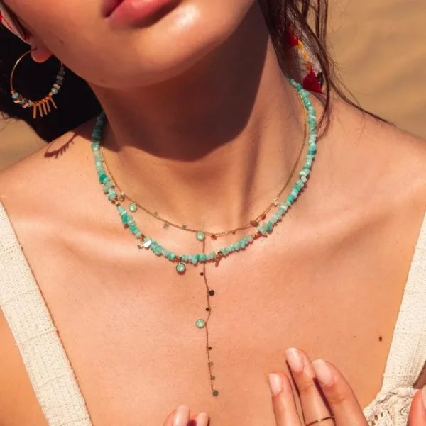 Kaulakoru, BOHM PARIS | Collier Khalissa -kirkas Y-kaulakoru (kulta)