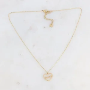 Kaulakoru, BOHM PARIS | Collier Dream -moderni sydän tekstikaulakoru