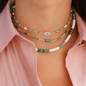 Kaulakoru, BOHM PARIS | Collier Elody -musta akaatti