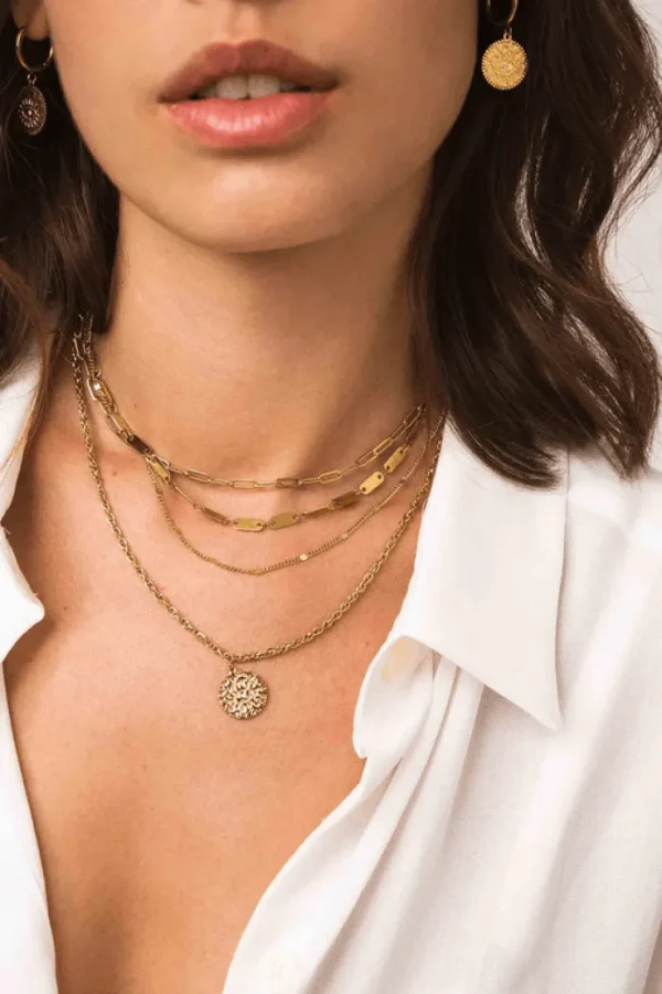 Kaulakoru, BOHM PARIS | Collier Wiktoria -kerroskaulakoru (hopea)