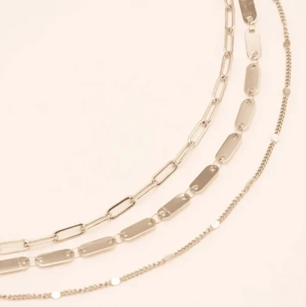 Kaulakoru, BOHM PARIS | Collier Wiktoria -kerroskaulakoru (hopea)