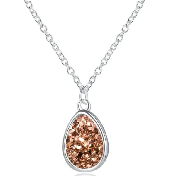 Kaulakoru, Druzy Stone Teardrop -pisarakaulakoru