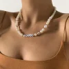 Kaulakoru, FRENCH RIVIERA | Amour Necklace -helmikaulakoru tekstillä