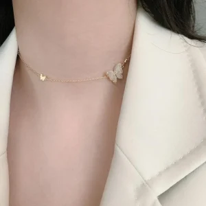 kaulakoru, FRENCH RIVIERA | Butterfly Choker in Gold