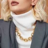 Kaulakoru, FRENCH RIVIERA | Chunky Belleville Necklace in Gold