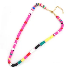 Kaulakoru, FRENCH RIVIERA | Colorblocks Multicolour Surf Necklace