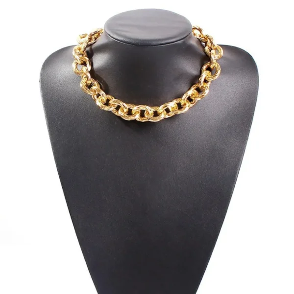 Kaulakoru, FRENCH RIVIERA | Chunky Belleville Necklace in Gold