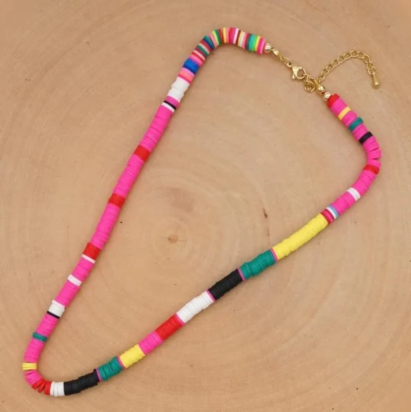 Kaulakoru, FRENCH RIVIERA | Colorblocks Multicolour Surf Necklace