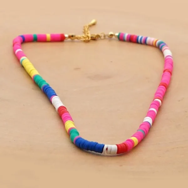 Kaulakoru, FRENCH RIVIERA | Colorblocks Multicolour Surf Necklace