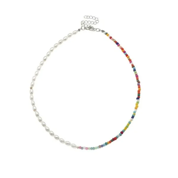 Kaulakoru, FRENCH RIVIERA | Half & Half Pearl and Surf Necklace