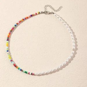 Kaulakoru, FRENCH RIVIERA | Half & Half Pearl and Surf Necklace