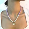 Kaulakoru, FRENCH RIVIERA | Lavender Surf Necklace with Rainbow
