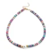 Kaulakoru, FRENCH RIVIERA | Multicolor Surf Necklace with Pearl