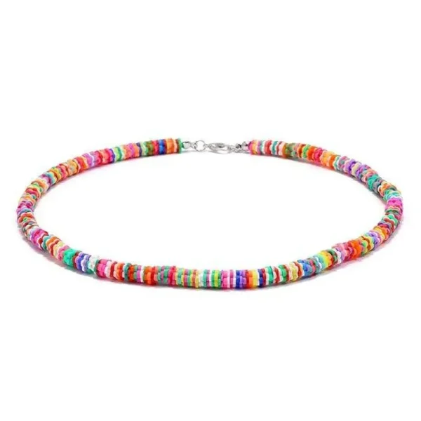 Kaulakoru, FRENCH RIVIERA | Multicolor Flower Surf Necklace