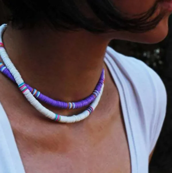 Kaulakoru, FRENCH RIVIERA | Multicolor Flower Surf Necklace