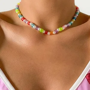 Kaulakoru, FRENCH RIVIERA | Summer Pearls -helmikoru värihelmin