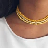 Kaulakoru, FRENCH RIVIERA | Sunshine Necklace -keltainen kaulakoru