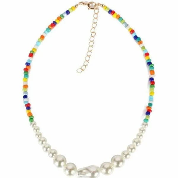 Kaulakoru, FRENCH RIVIERA | Summer Necklace -värikäs helmikaulakoru