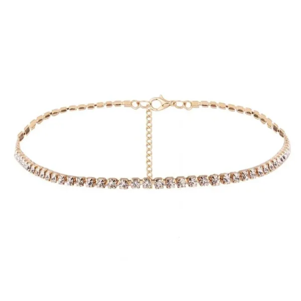 Kaulakoru, FRENCH RIVIERA | Shiny Choker Necklace in Gold