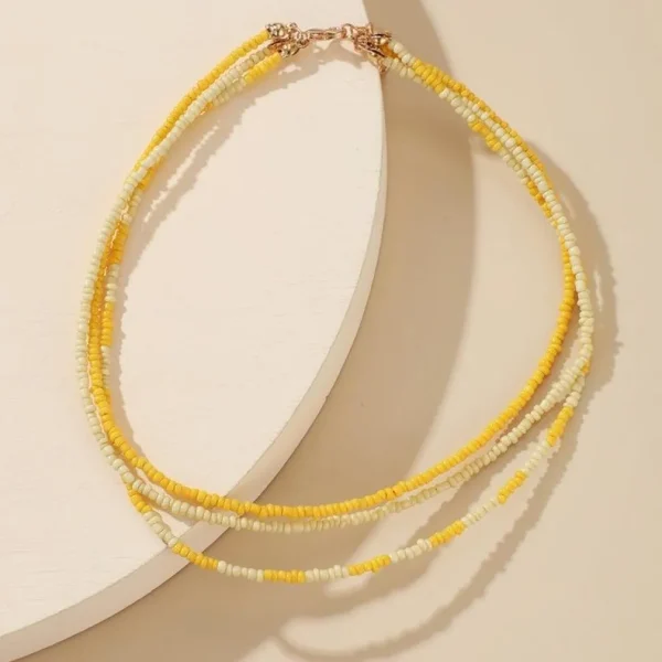 Kaulakoru, FRENCH RIVIERA | Sunshine Necklace -keltainen kaulakoru