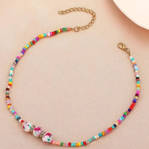 Kaulakoru, FRENCH RIVIERA | Summer Fun Necklace -värikäs helmikaulakoru