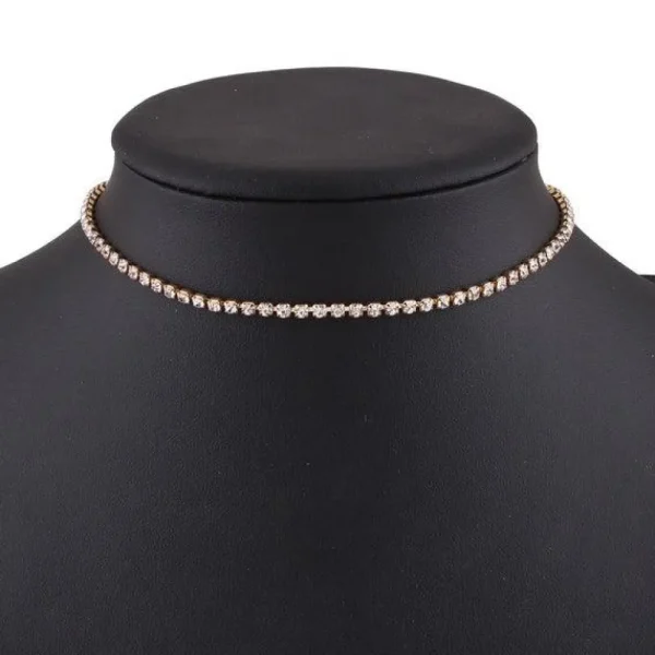 Kaulakoru, FRENCH RIVIERA | Shiny Choker Necklace in Gold