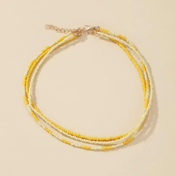Kaulakoru, FRENCH RIVIERA | Sunshine Necklace -keltainen kaulakoru