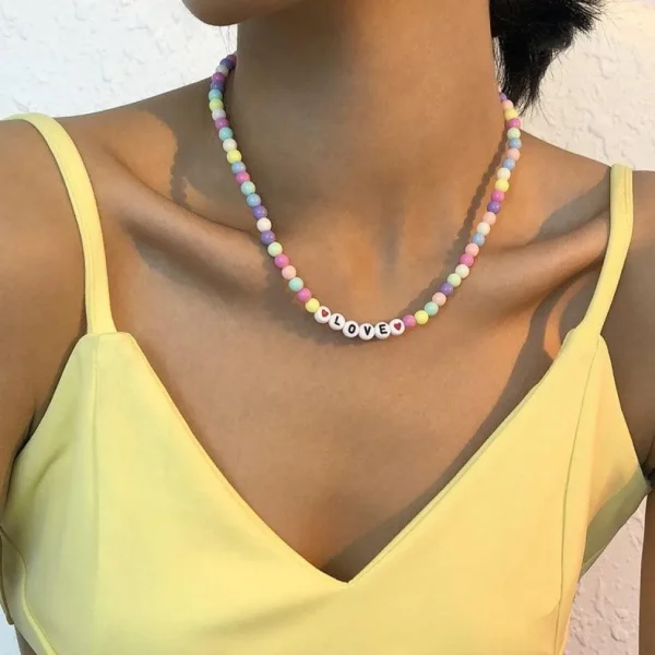 Kaulakoru, FRENCH RIVIERA | Trendy Colourful Love Necklace