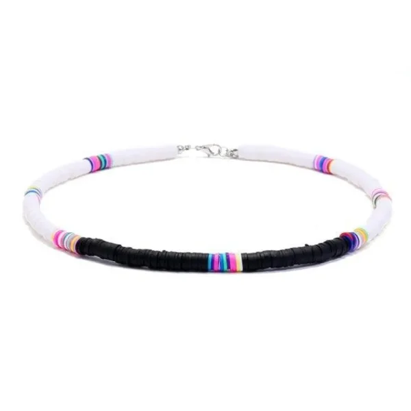 Kaulakoru, FRENCH RIVIERA | White Surf Necklace -valkoinen kaulakoru