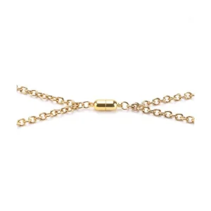 Kaulakoru, Gold Couple Necklace -rakkauskoru magneetilla