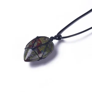 Kaulakoru, NATURE COLLECTION | Bound Dragon Blood Jasper Necklace
