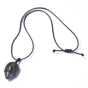 Kaulakoru, NATURE COLLECTION | Bound Dragon Blood Jasper Necklace