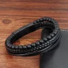 Keinonahkainen rannekoru, Natural Stone Faux Leather Bracelet