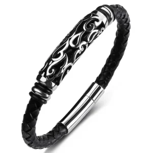 Keinonahkainen rannekoru, Simple Faux Leather Bracelet