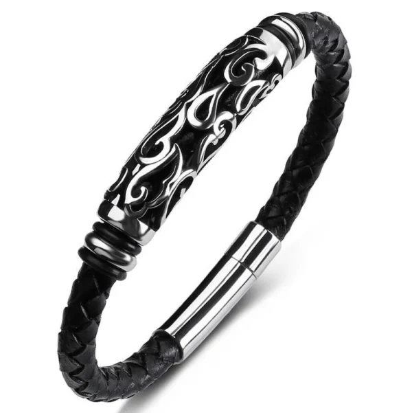 Keinonahkainen rannekoru, Simple Faux Leather Bracelet
