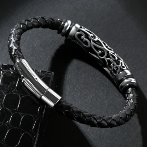 Keinonahkainen rannekoru, Simple Faux Leather Bracelet