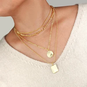 Kerroskaulakoru, FRENCH RIVIERA | Saint Layer Necklace in Gold