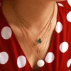 Kerroskaulakoru, FRENCH RIVIERA | Summer Lotus Necklace in Gold