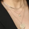 Kerroskaulakoru, FRENCH RIVIERA | Three Layer Madonna Necklace in Gold