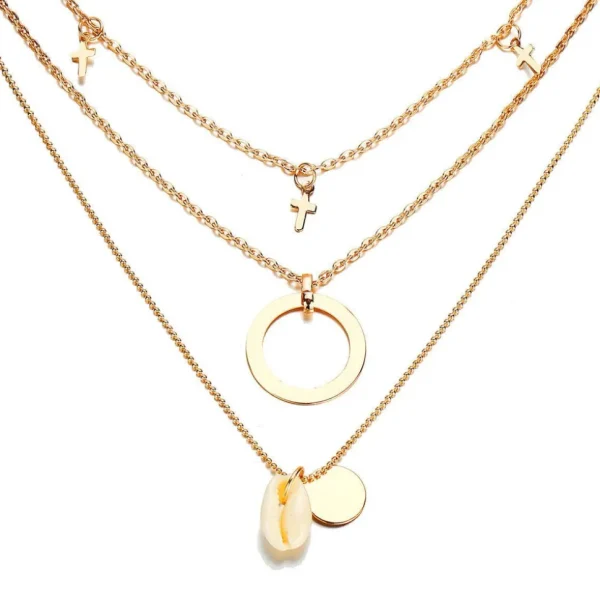 Kerroskaulakoru, FRENCH RIVIERA | Summer Layer Necklace in Gold