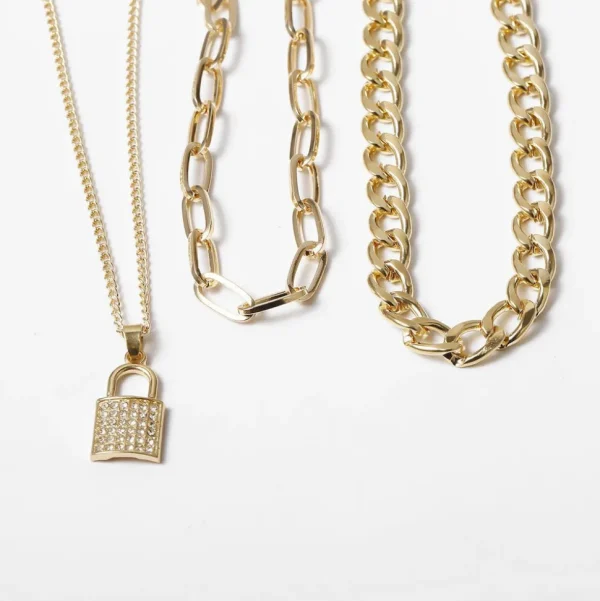 Kerroskaulakoru, FRENCH RIVIERA | Chunky Layer Necklace in Gold