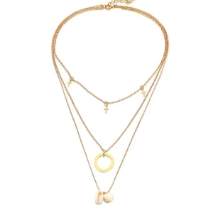 Kerroskaulakoru, FRENCH RIVIERA | Summer Layer Necklace in Gold