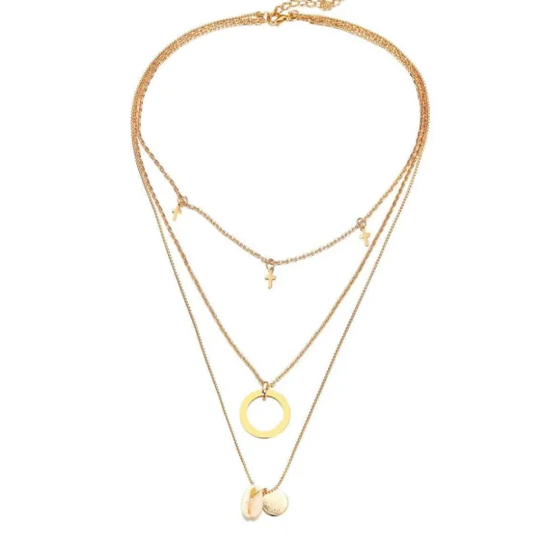 Kerroskaulakoru, FRENCH RIVIERA | Summer Layer Necklace in Gold