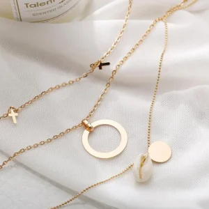 Kerroskaulakoru, FRENCH RIVIERA | Summer Layer Necklace in Gold