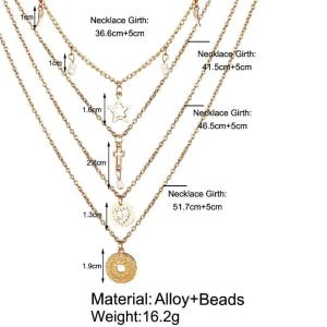 Kerroskaulakoru, FRENCH RIVIERA | Delicate Layer Necklace in Gold