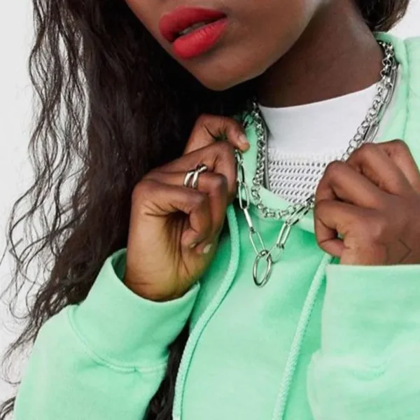 Kerroskaulakoru, PAPARAZZI | Necklace with Large Hoop