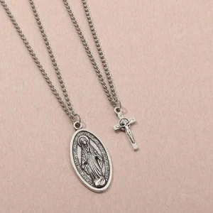 Kerroskaulakoru, PAPARAZZI | Necklace with Cross and Madonna