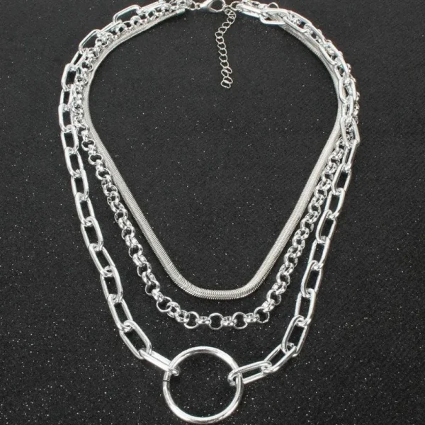 Kerroskaulakoru, PAPARAZZI | Necklace with Large Hoop